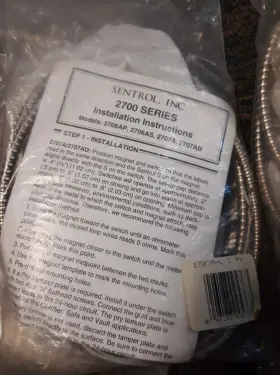 2707al Ge New Genuine High Security Contacts W Armored Cable