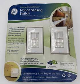 Ge Pir61-7m 2 New Wide Angle Motion Sensing Wall Switch
