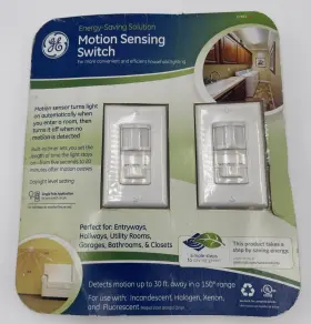 Pir61-7m Ge 2 New Wide Angle Motion Sensing Wall Switch