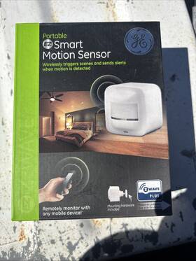 Ge Zw6302 Portable Wire-free Ezsmart Motion Sensor Z Wave Plus Monitor With Mobile