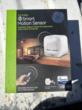 Zw6302 Ge Portable Wire-free Ezsmart Motion Sensor Z Wave Plus Monitor With Mobile