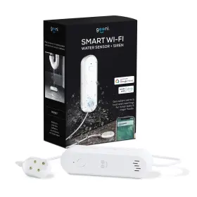 Gn-ss005-199 Geeni Smart Water Alarm Leak Detector With Siren - 80db