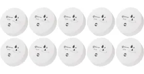 Geevon 729911650141 10 Pack Water Leak Detectors 100db Sensor Alarms Flood Detector For Ba Geevon 729911650141 10 Pack Water Leak Detectors 100db Sensor Alarms Flood Detector For Ba
