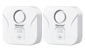 Geevon 729911650479 2 Pack Water Leak Detectors For Home 100db Loud Sensor Alarm Detec