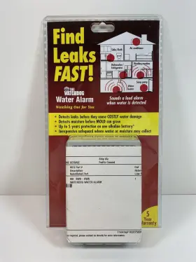 300181 Glentronics The Watchdog Water Alarm Model Bwd-hwa New Find Leaks Fast
