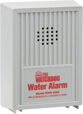 Glentronics Inc. 313105313303 The Basement Watchdog Model Bwd-hwa 110 Db Battery Operated Water Alarm