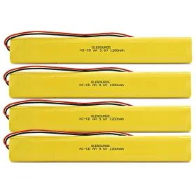 Elb-b004 Glesource Elb0496 9.6v 1200mah Battery Compatible For Elbb003 Lithonia Elb-b003 Elbb00