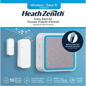 3014511 Globe Plastic Wireless Entrance Alert Gray And White