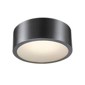 Globe Electric 60304 Edinburg Led Integrated Flush 4.02 Inch Black