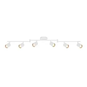 64000122 Globe Electric 47 Inch 6-light Foldable Track Matte White Pratt