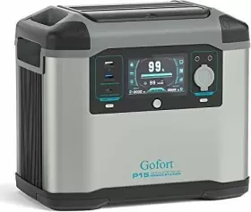 1008wh Gofort 1500w Portable Power Station Solar Generator Recharge 0-80% With 1008wh Gofort 1500w Portable Power Station Solar Generator Recharge 0-80% With