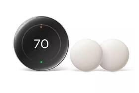 Google Ga05557-us-cr Nest Learning Thermostat 4th Gen 2024 With 2 Temperature Sensors 2n
