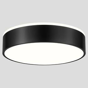 Goomavi Km24129 Black Flush Mount Ceiling Lights Modern 15.74 Inch Acrylic Trim