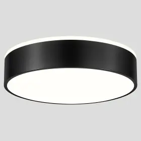 Km24129 Goomavi Black Flush Mount Ceiling Lights Modern 15.74 Inch Acrylic Trim