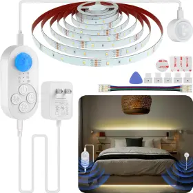 Sl1-5m-d02 Goomeeya Dual Sensor Stair Lights Indoor Double Motion Step Light Strip Plug-i