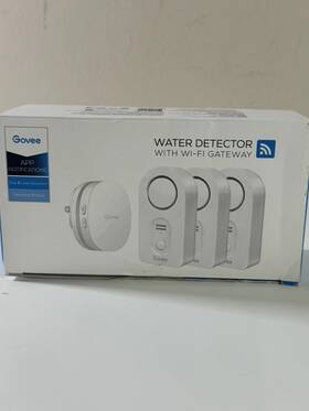 Govee 313096433448 Wifi Water Sensor 3 Pack Smart Leak Detector 100db Adjustable Alarm