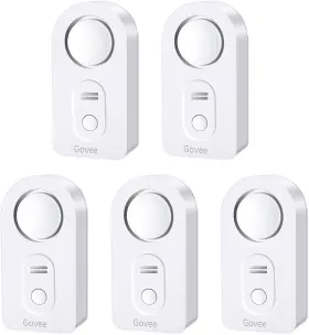 Govee 741663591640 Water Leak Detectors 5 Pack 100db Adjustable Audio Alarm Sensor