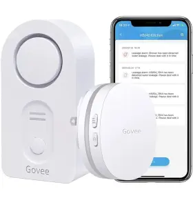 B5040105 Govee Wifi Water Detector 100db Adjustable Audio Alarm And Smart 1 Sensor Gateway B5040105 Govee Wifi Water Detector 100db Adjustable Audio Alarm And Smart 1 Sensor Gateway