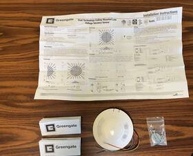 Greengate 080083702138 Ceiling Vacancy Sensor With Bas And Daylight Vac-dt-0501-r-sealed