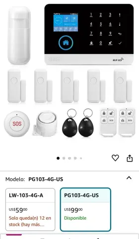 0834847851 Gsm Alarm System Burglar Security Wifi Wireless Smart House App Control