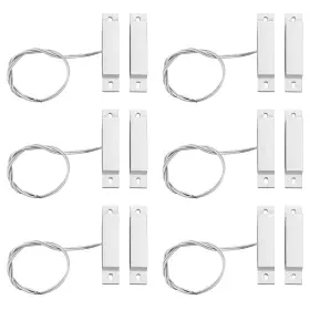 741585 Gtziqa 6 Sets Magnetic Reed Switch Mc-32 Nc Surface Mount Wired Security Door Window