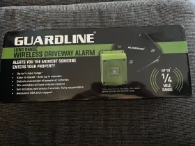 Gl2010 Guardline 1320 Foot Long Range Driveway Wireless Alarm 1 Sensor - Outdoor Weather Resist