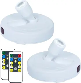 Hamvidne 715330432734 Wireless Led Spotlight Battery Operated Picture Lights Indoor White