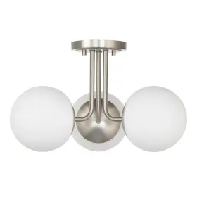Cm0020-15 Hanaloa 3 Light Semi Flush Mount Ceiling Fixture Brushed Nickel