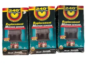 Al-5316-bz-a Heath/zenith Sl-5316-bz-a Motion Sensors Lot Of 3 Replacement Oem 1 Sealed 2 Ob