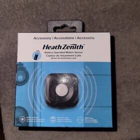 Heathzenith 18000207 Globe Black/white Plastic Wireless Motion Sensor New In Box
