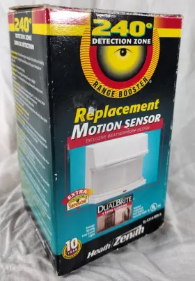 Sl-5316-wh-a Heathzenith Dualbrite Replacement Motion Sensor Waterproof 240 Deg Detection Range Booster