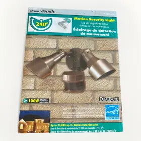 Sl-5597-bz-e Heathzenith Heath Zenith Motion Sensor Halogen Security Light Open Box