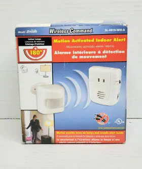 Sl-6019-wh-a Heathzenith - Wireless Motion Activated Alert Set Plug-in Receiver New