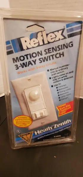Sl-6107d Heathzenith Heath Zenith Motion Sensing 3-way Switch Auto Lighting Control Nos