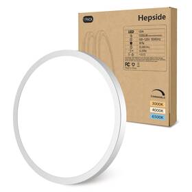 Hepside 4827 1pack Flush Mount Led Ceiling Light Fixture - White 6.5inch-1pack
