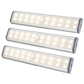 Hiboitec 19073 Under Cabinet Lighting 20 Leds Closet Light Motion Sensor Wireless Magnetic