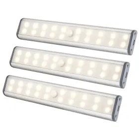 19073 Hiboitec Under Cabinet Lighting 20 Leds Closet Light Motion Sensor Wireless Magnetic