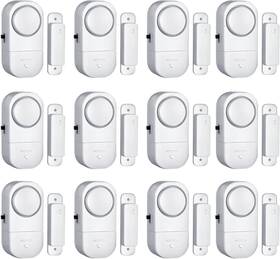 Hiixhc 614144916358 Wireless Entry Home Door Window Burglar Alarm With 12 Pcs Security System
