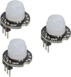 3-01-1520 Hiletgo 3pcs Mini Sr602 Motion Sensor Detector Module Pyroelectric Infrared Sens