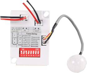 Hiletgo 3-01-1585 12v 24v Pir Motion Sensor 7-10m Switch Ir Infrared Human Body Induction