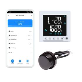 Hjconstr Hjjs03 Smart Home Wifi Tuya Liquid Level Monitor 20m Wired Cable Water Tank I