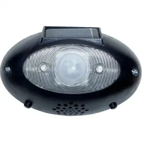 Homebrite Solar 313106177157 Eyewatch Outdoor Wireless Black Led Lighted Security Motion Alarm Detector