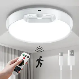 Mq501-kj Homelist Newly Upgraded Rechargeable Ceiling Light 1 Pack Cool White - 6000k