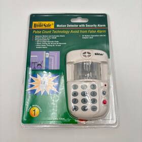 Homesafe 792363427692 Motion Detector Security Alarm Model 135a Pulse Count Technology New