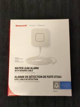 Honeywell Rwd42 New Water Leak Alarm With Sensing Cable