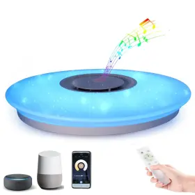 Rn16-0003-00101 Horevo Upgrade Wifi Music Ceiling Light With 36w-starlight 15 Inch Star Smart Rn16-0003-00101 Horevo Upgrade Wifi Music Ceiling Light With 36w-starlight 15 Inch Star Smart