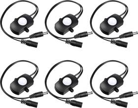 Hortsun 445008714789 6 Pieces Dc 5v-24v 5a Pir Motion Activated Sensor Light Switch Occupancy