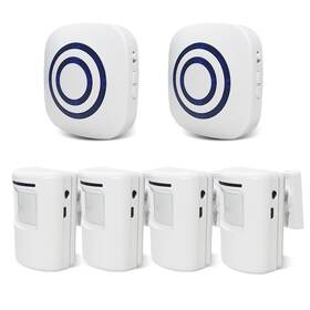 Hsyhous 755320358446 Long Range Wireless Door Chime- Security Driveway Alert Motion Detector Driv