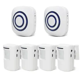 Hsyhous 755320358446 Long Range Wireless Door Chime- Security Driveway Alert Motion Detector Driv