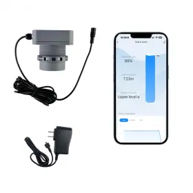 Htsziot 746407216070 8m 314.96in Well Depth Detector Outdoor Liquid Measurement Alarm Ultrasonic